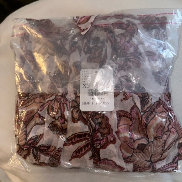 Free People Tunic Ivory Combo Colored Dress Size XS - Picture 4 of 4